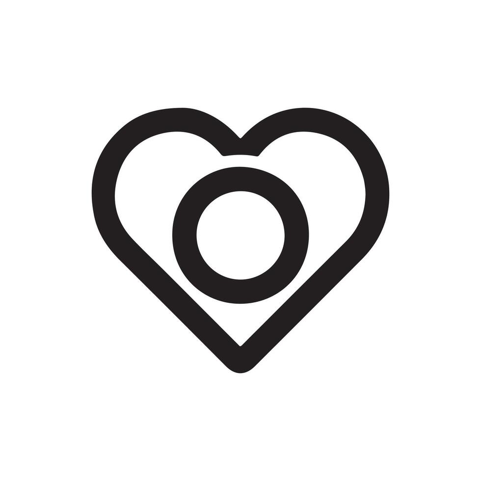 c a heart logo vector