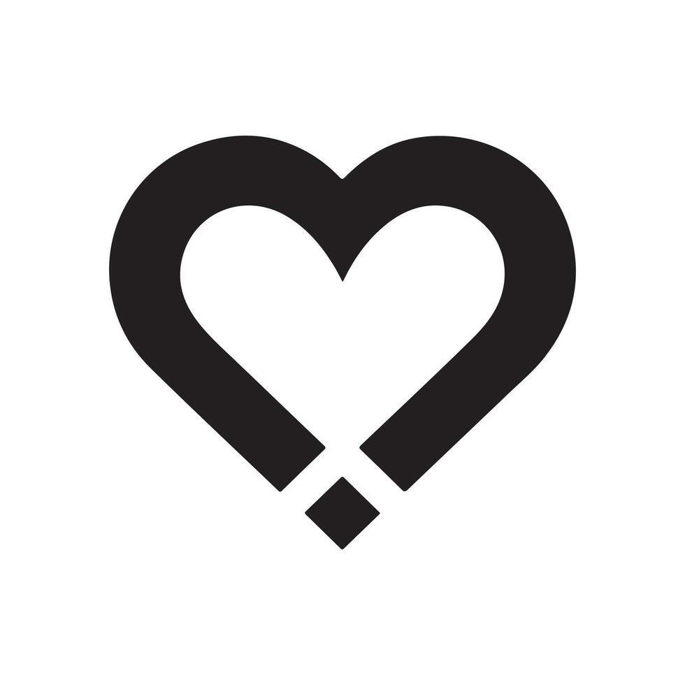 c a heart logo vector