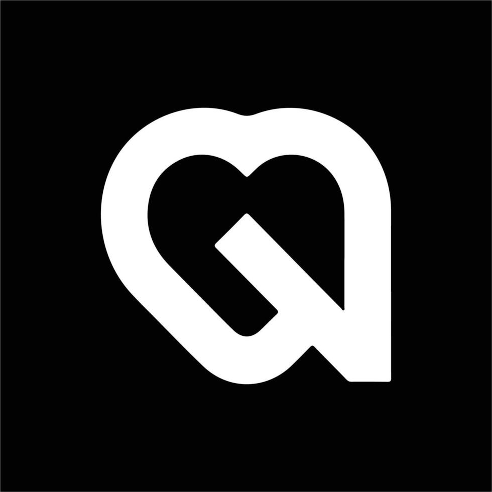 c a heart logo vector