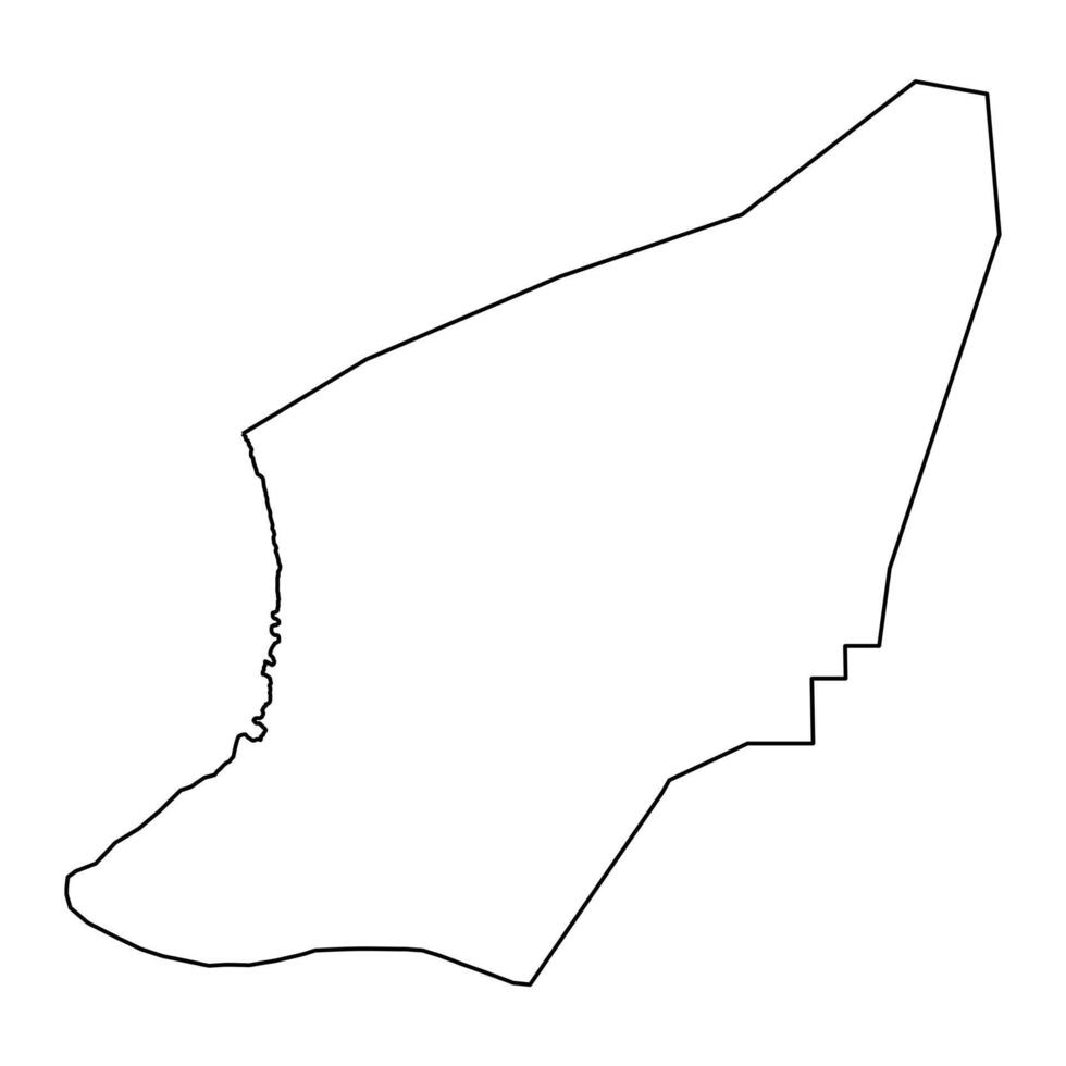 Avatele village map, administrative division of Niue. illustration. vector