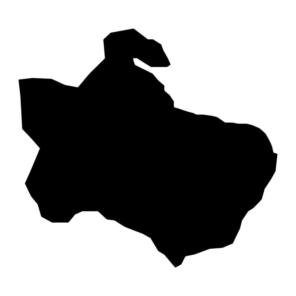 Houailou commune map, administrative division of New Caledonia. illustration. vector