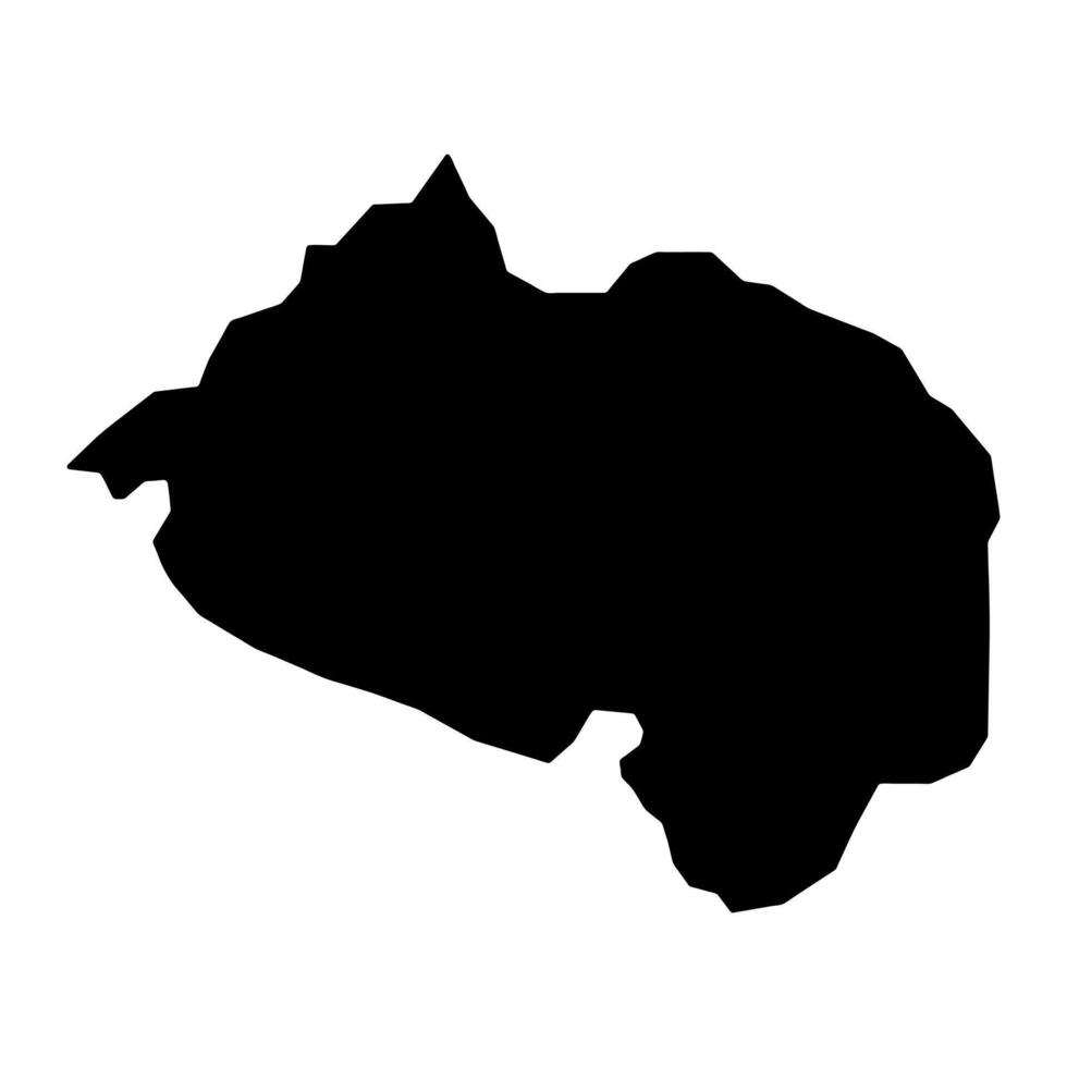Bourail commune map, administrative division of New Caledonia. illustration. vector