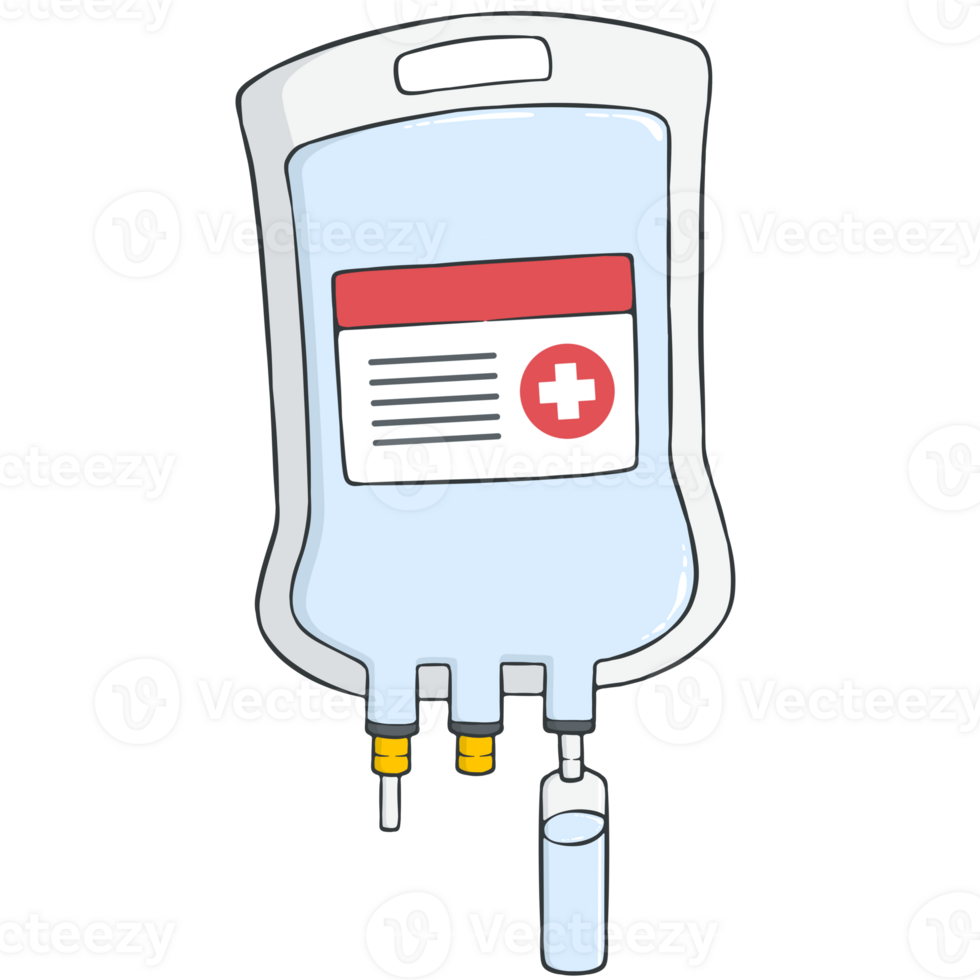 IV bag cartoon illustration png