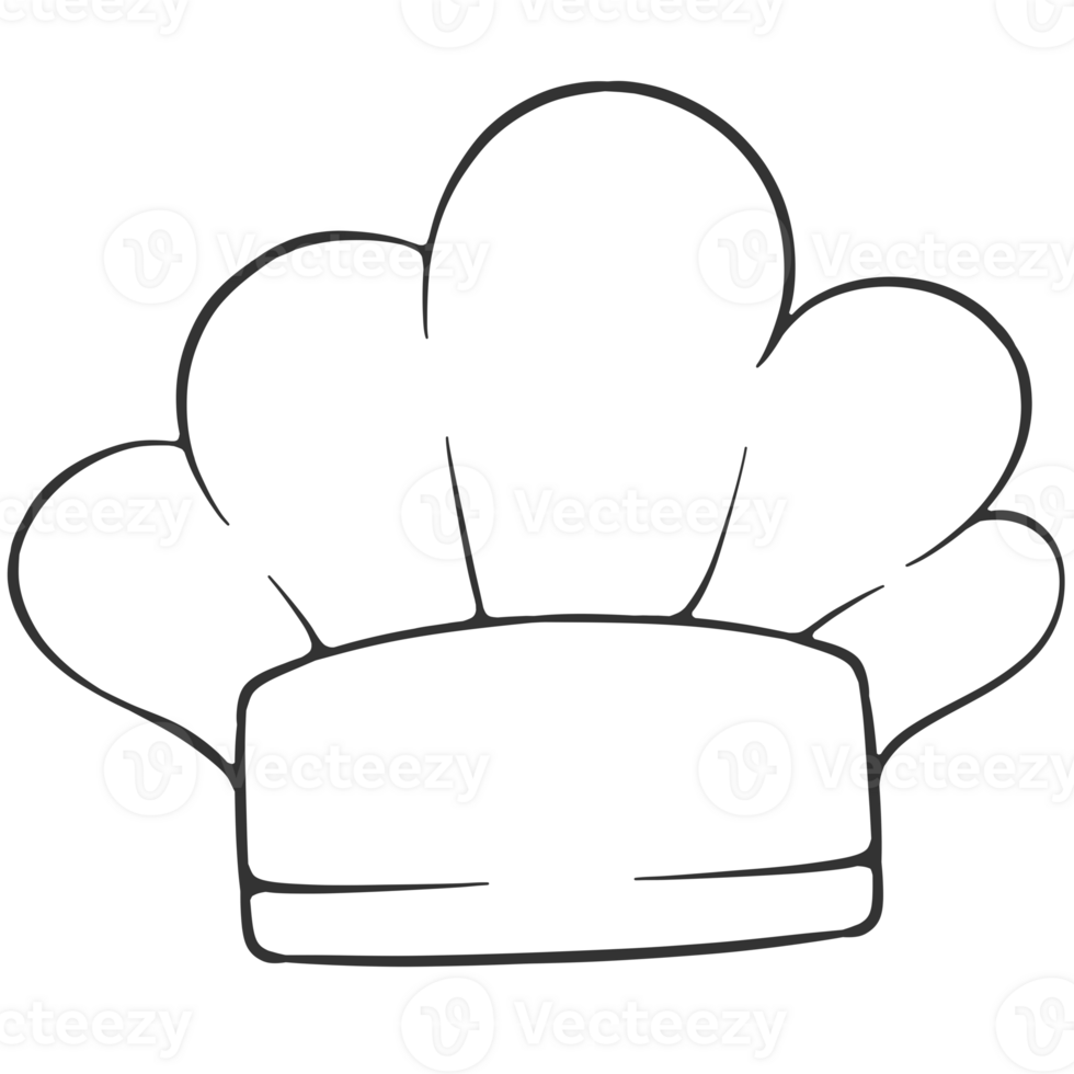 chef hat icon simple design png