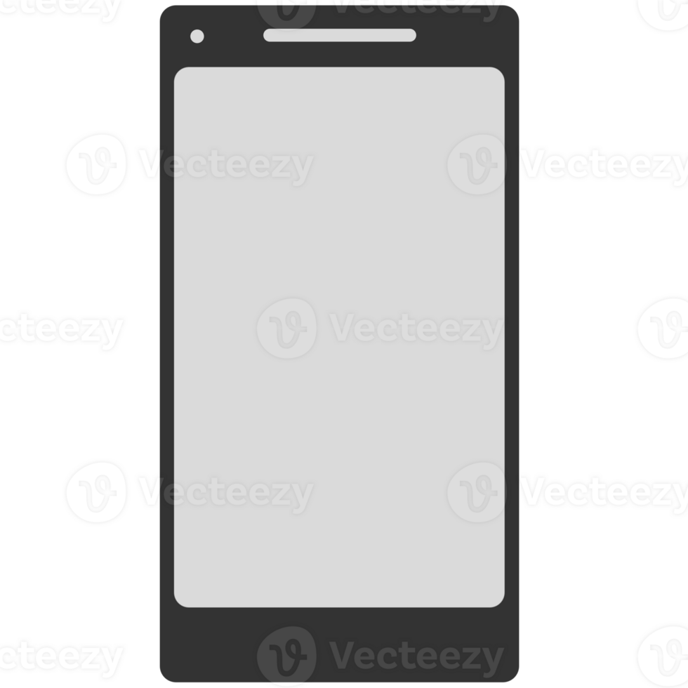 smartphone with screen icon transparent png