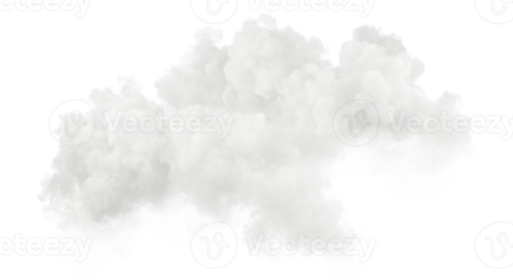 Smoky clouds swirl smooth cutout backgrounds effect 3d rendering png