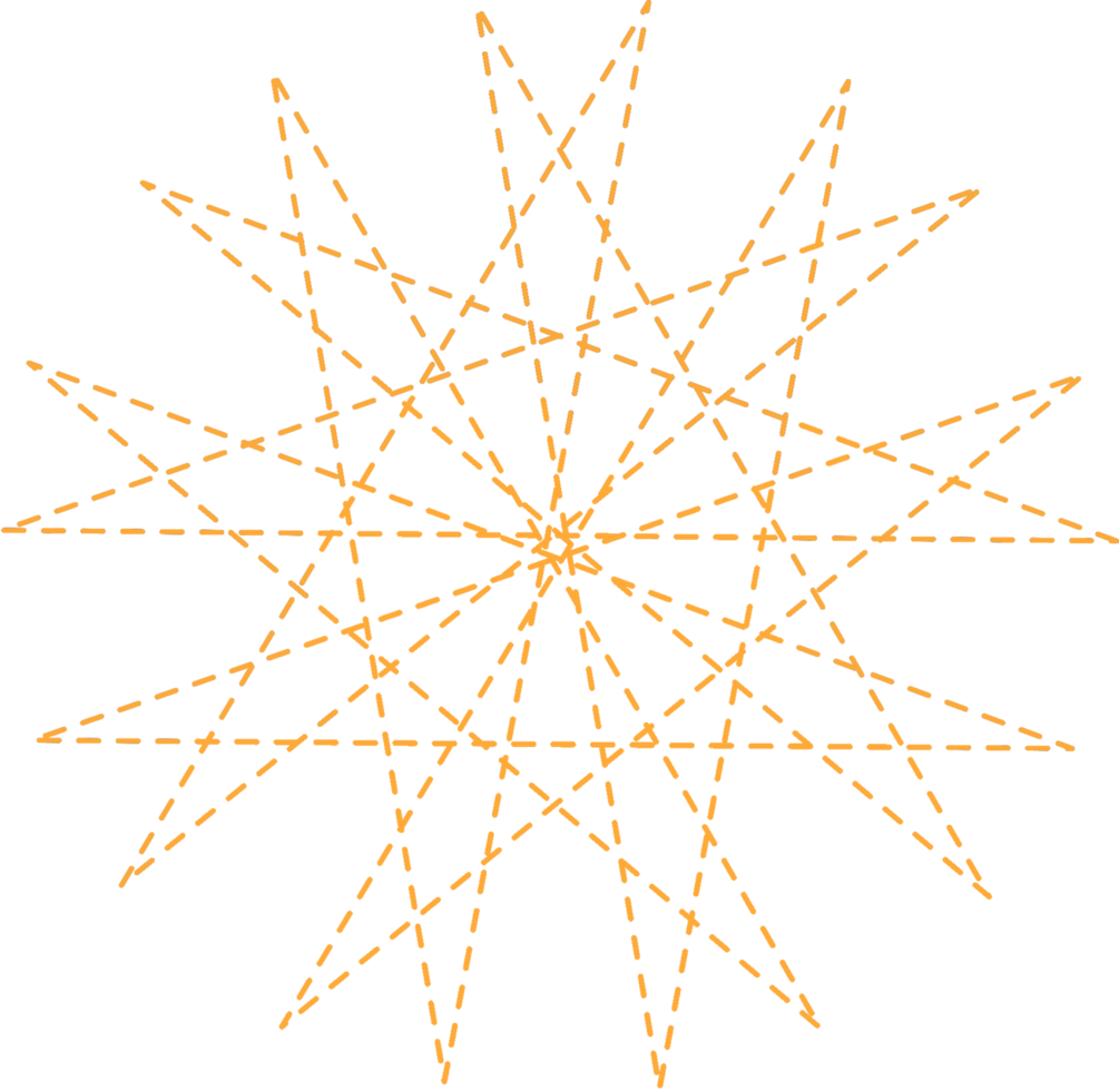 Yellow mandala coloring isolated. Abstract intricate geometric round element design outline artwork png