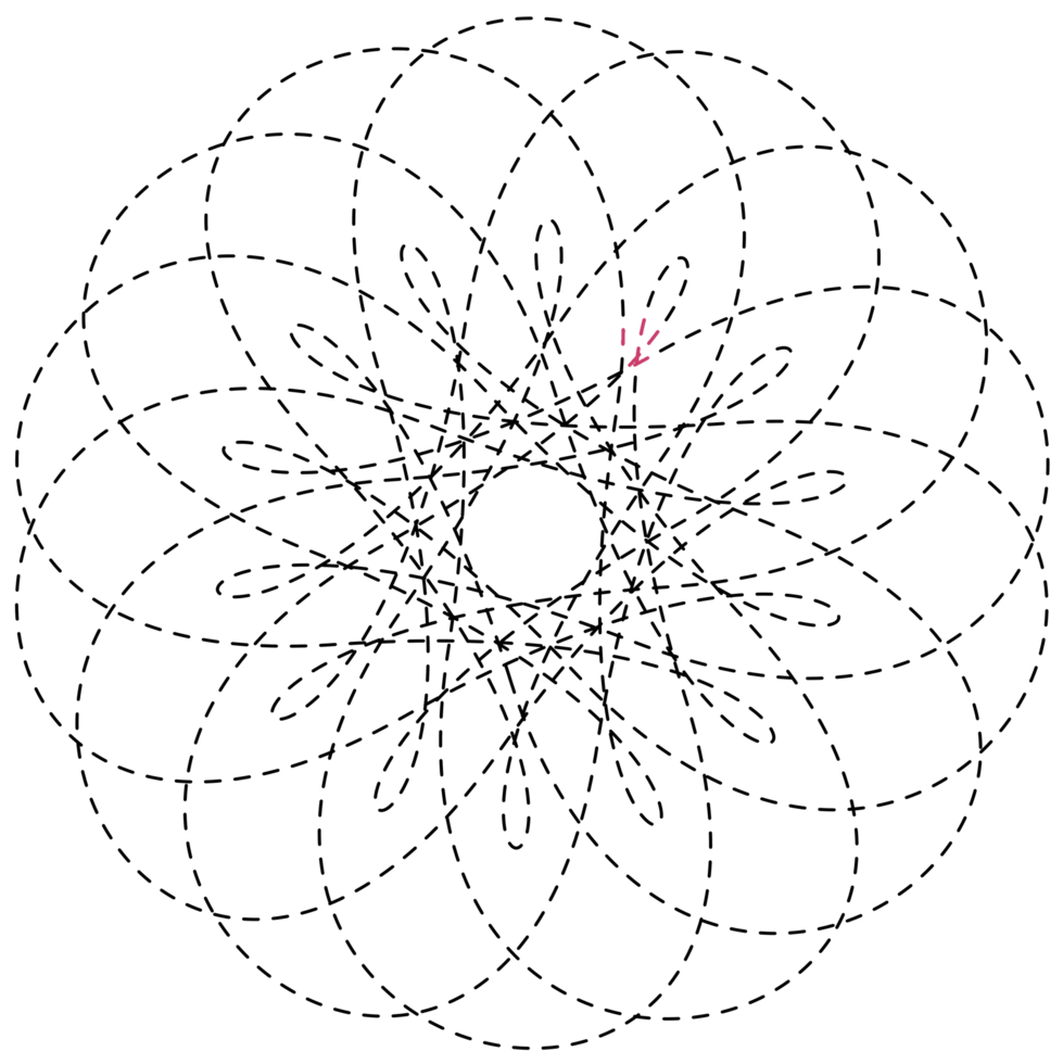 Mandala coloring isolated. Abstract intricate geometric round element design outline png