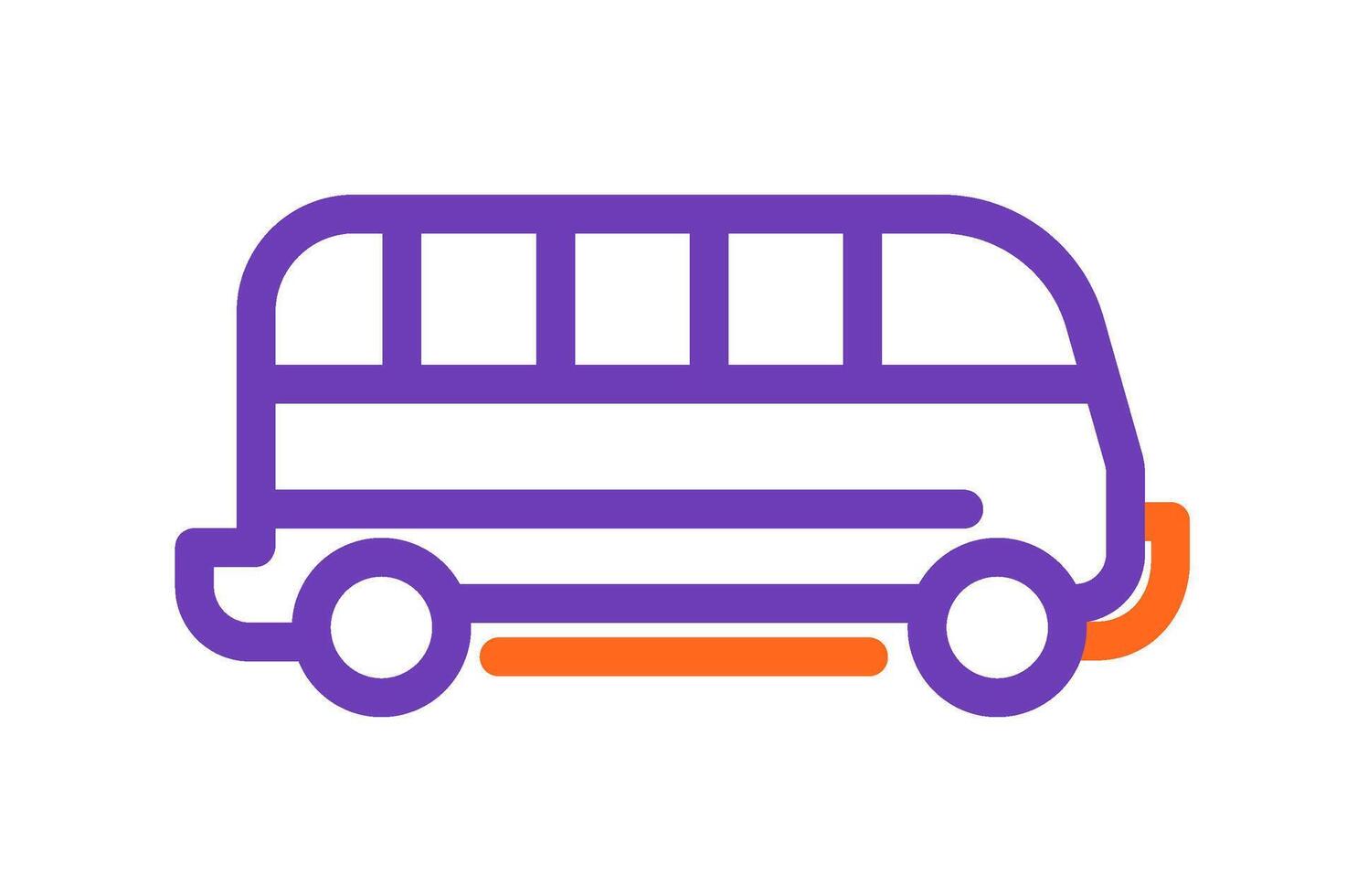 City Bus Public Transport Art vector