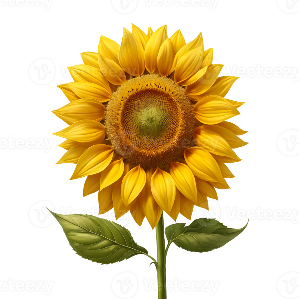 sunflower on transparent background png