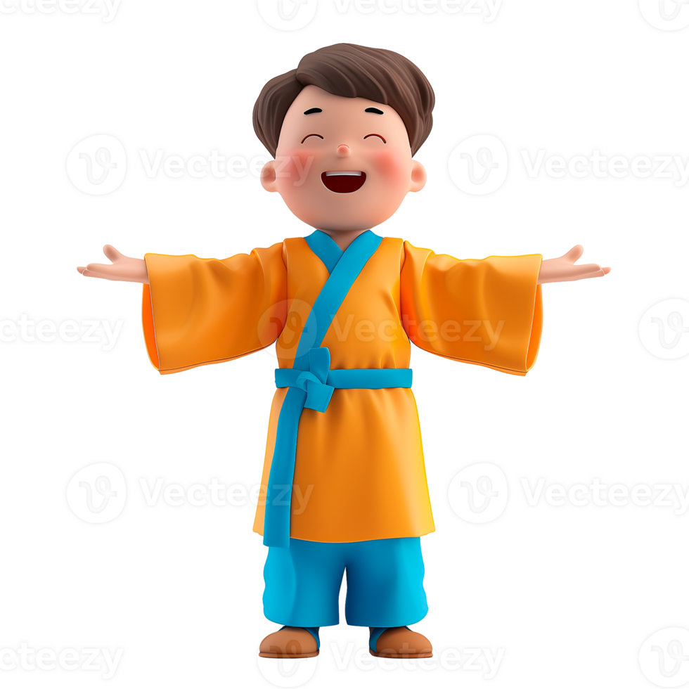 national holiday of asia, a guy in a robe with outstretched arms png