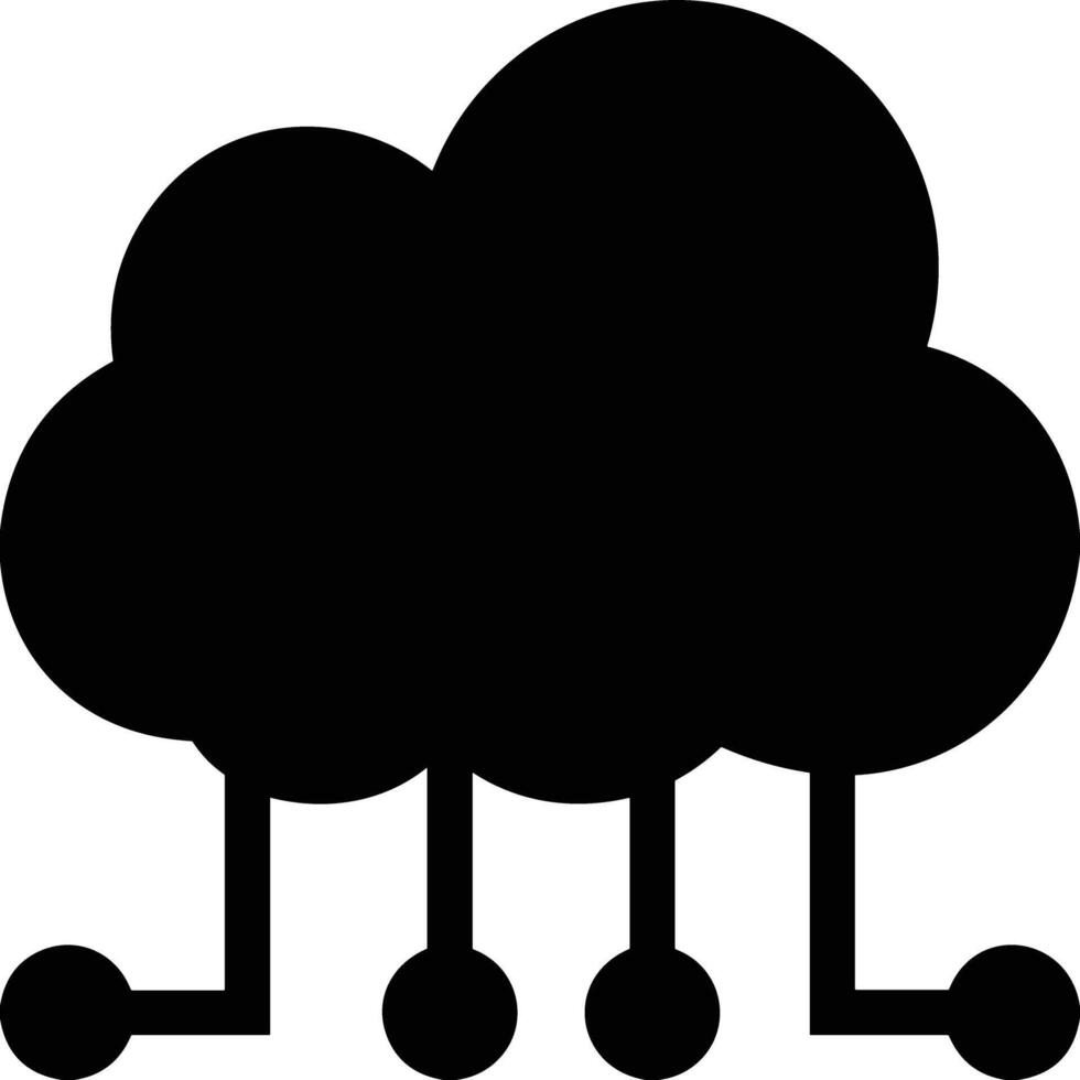 Cloud icon symbol image. Illustration of the hosting storage design vector