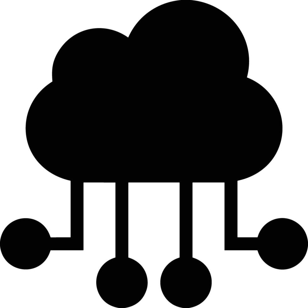 Cloud icon symbol image. Illustration of the hosting storage design vector