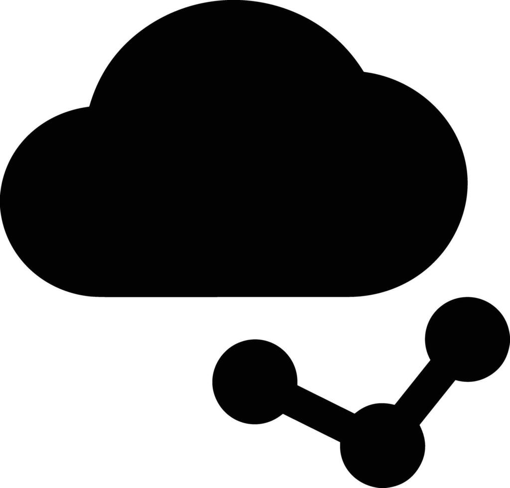 Cloud icon symbol image. Illustration of the hosting storage design vector