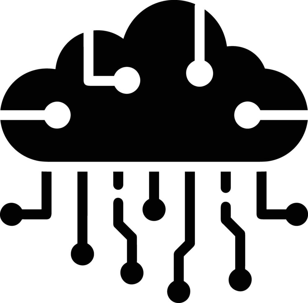 Cloud icon symbol image. Illustration of the hosting storage design vector