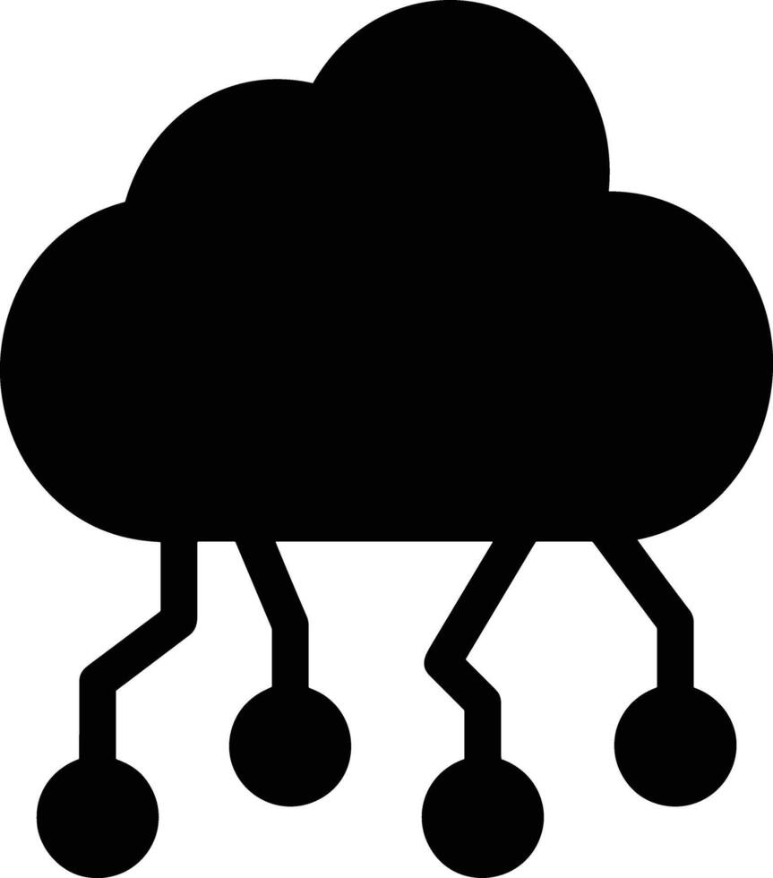 Cloud icon symbol image. Illustration of the hosting storage design vector