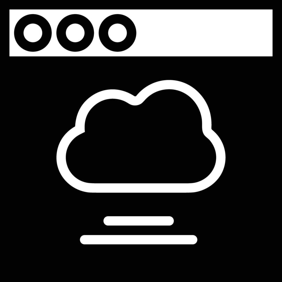 Cloud icon symbol image. Illustration of the hosting storage design vector