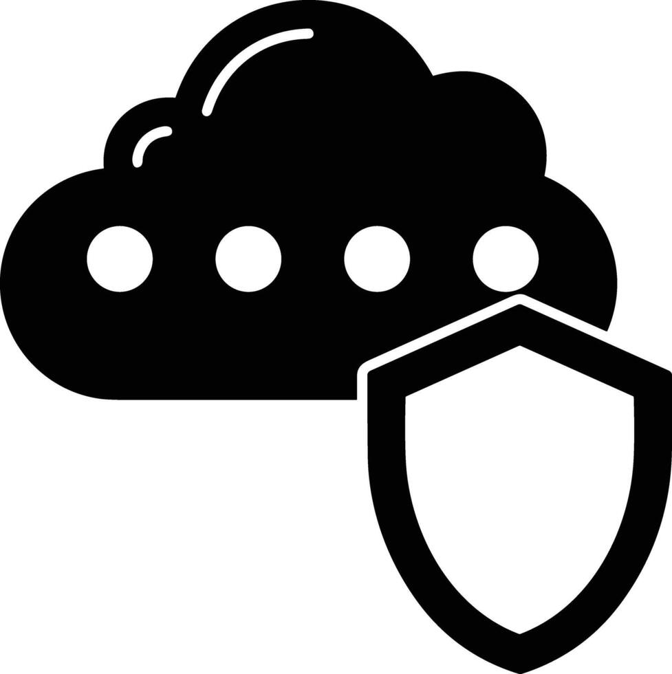 Cloud icon symbol image. Illustration of the hosting storage design vector