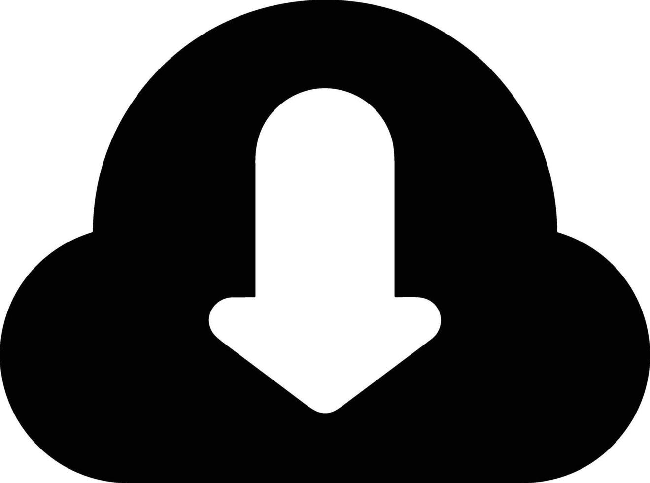 Cloud icon symbol image. Illustration of the hosting storage design vector