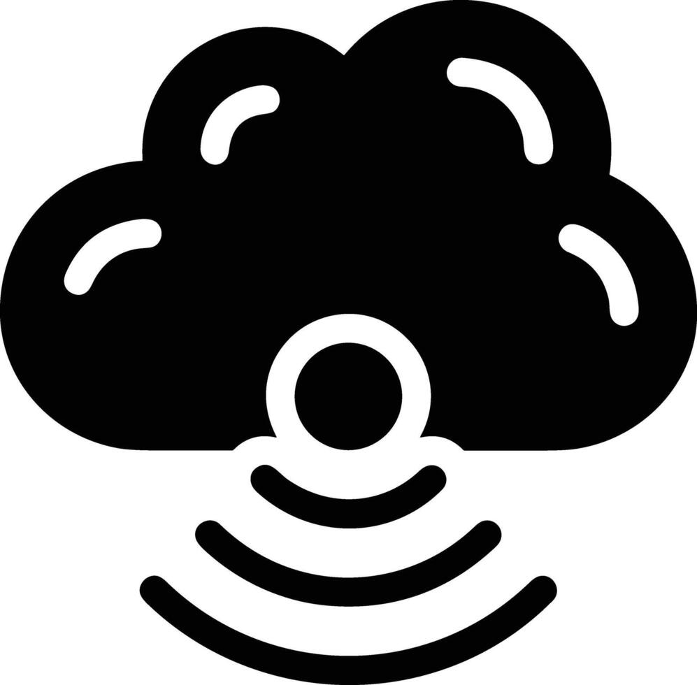 Cloud icon symbol image. Illustration of the hosting storage design vector