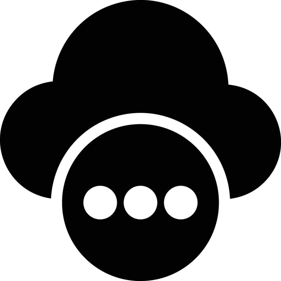 Cloud icon symbol image. Illustration of the hosting storage design vector