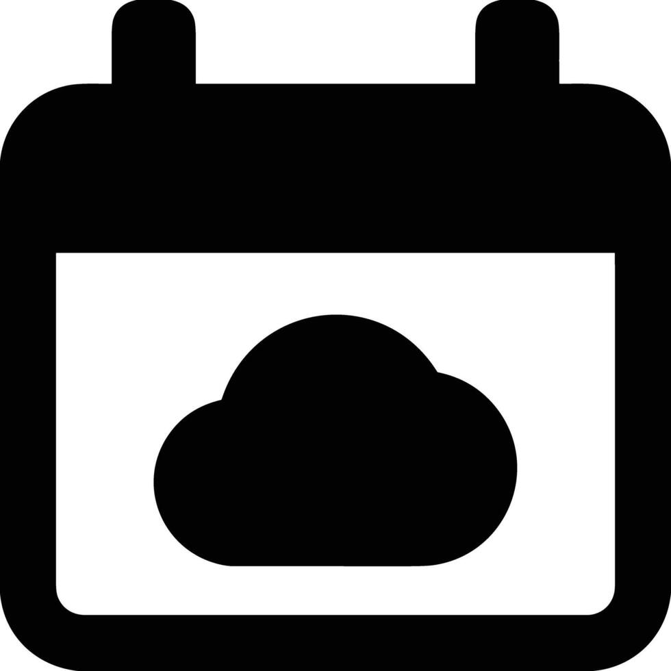 Cloud icon symbol image. Illustration of the hosting storage design vector