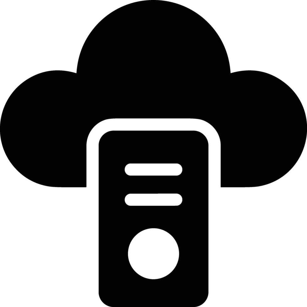 Cloud icon symbol image. Illustration of the hosting storage design vector