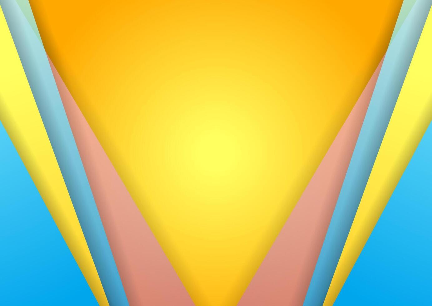 Colorful corporate abstract geometry background vector