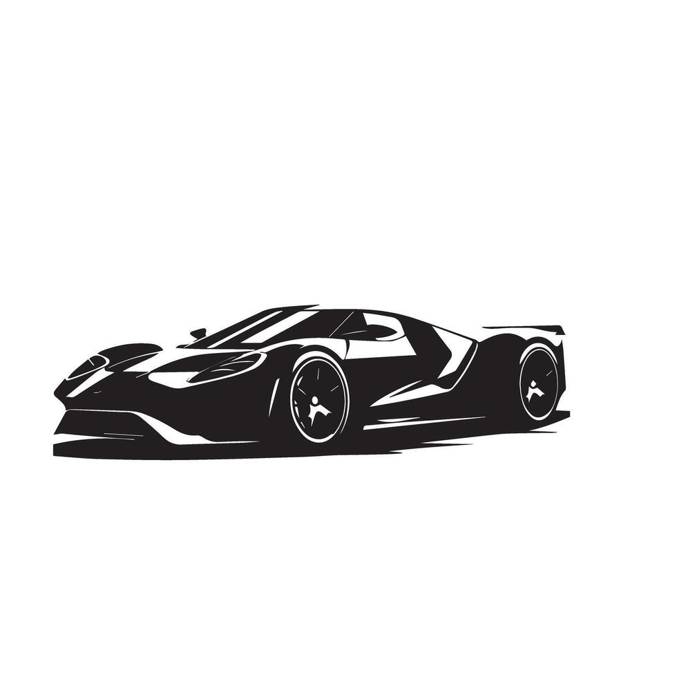 Car silhouette design on white background. car illustration.car logo vector