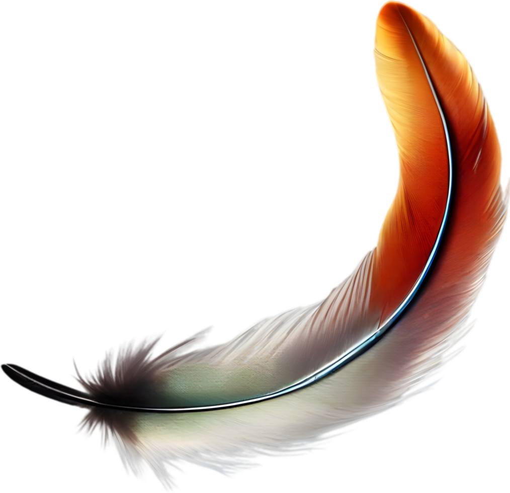 Close-up of rainbow-colored feathers inspired by the rainbow lorikeet. AI-Generated. png