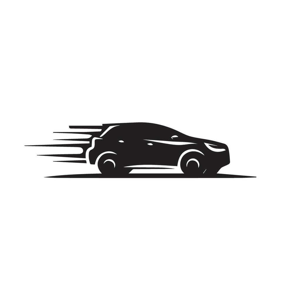 Car silhouette design on white background. car illustration.car logo vector