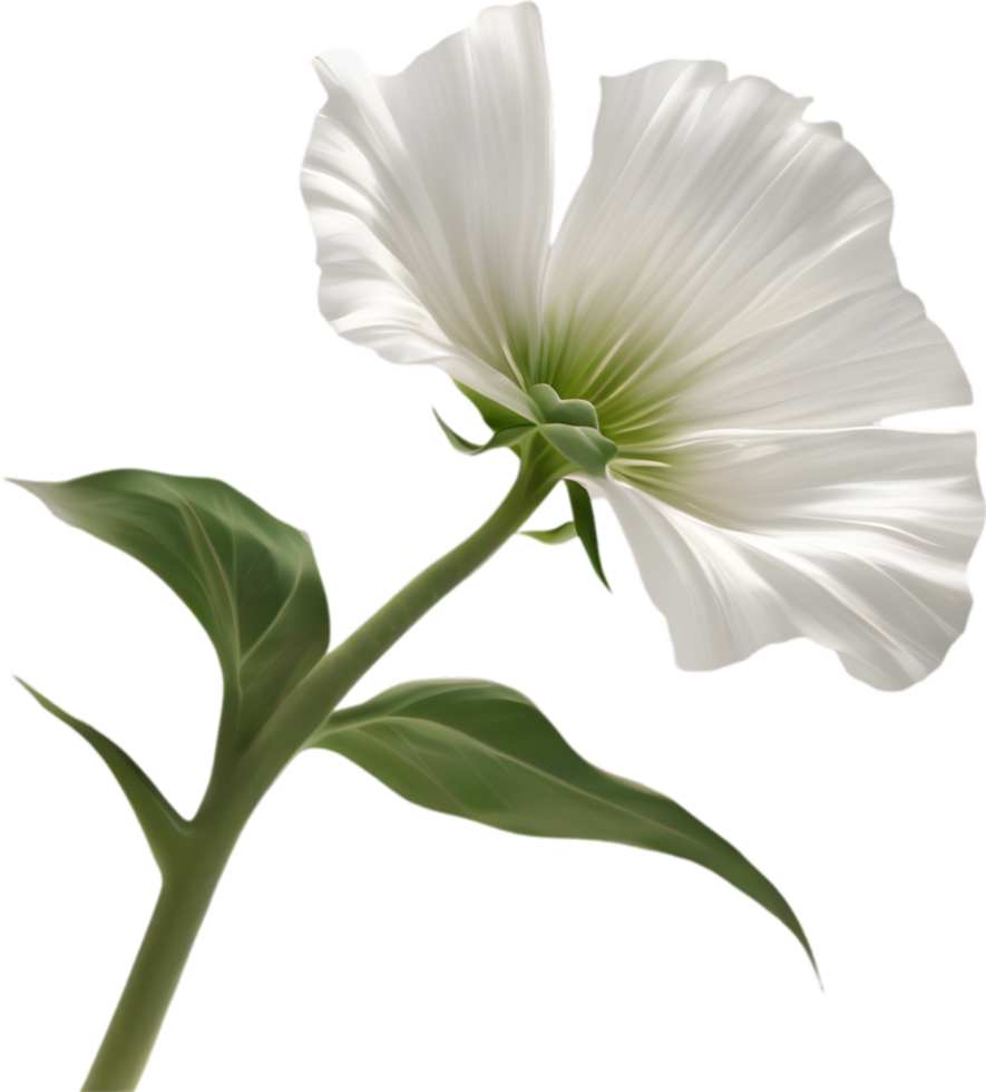 A close-up of a desert wildflower in vibrant colors, with delicate details. Ai-generated. png