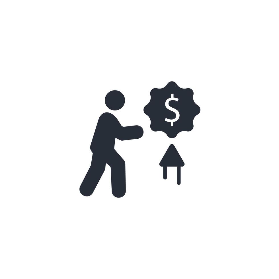 selling price icon. .Editable stroke.linear style sign for use web design,logo.Symbol illustration. vector