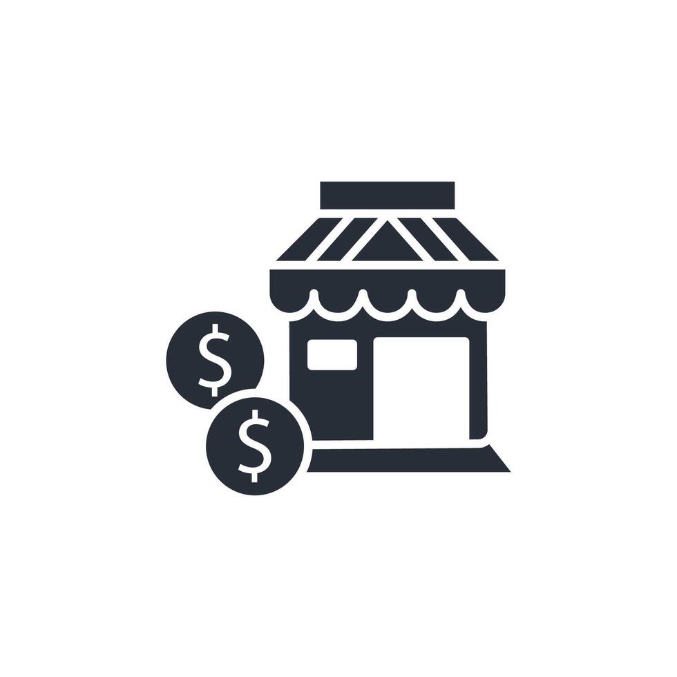 retail price icon. .Editable stroke.linear style sign for use web design,logo.Symbol illustration. vector