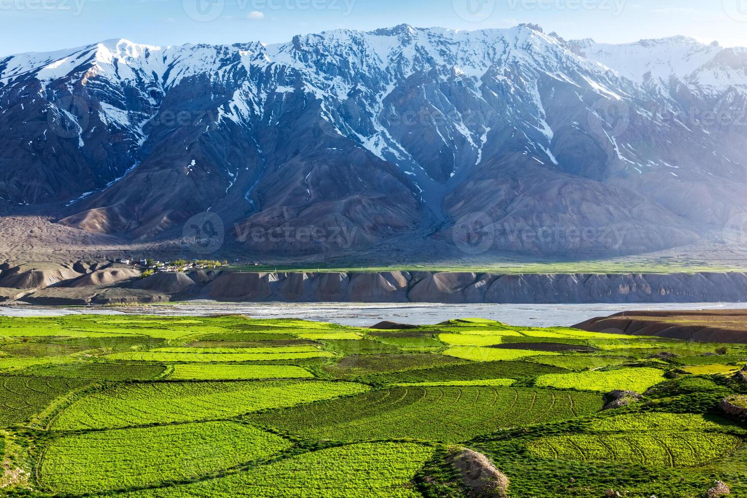 Spiti Valley in Himalayas. Himachal Pradesh, India photo