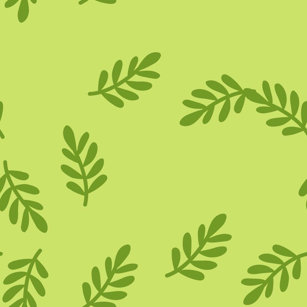 Artistic seamless foliage design. vector