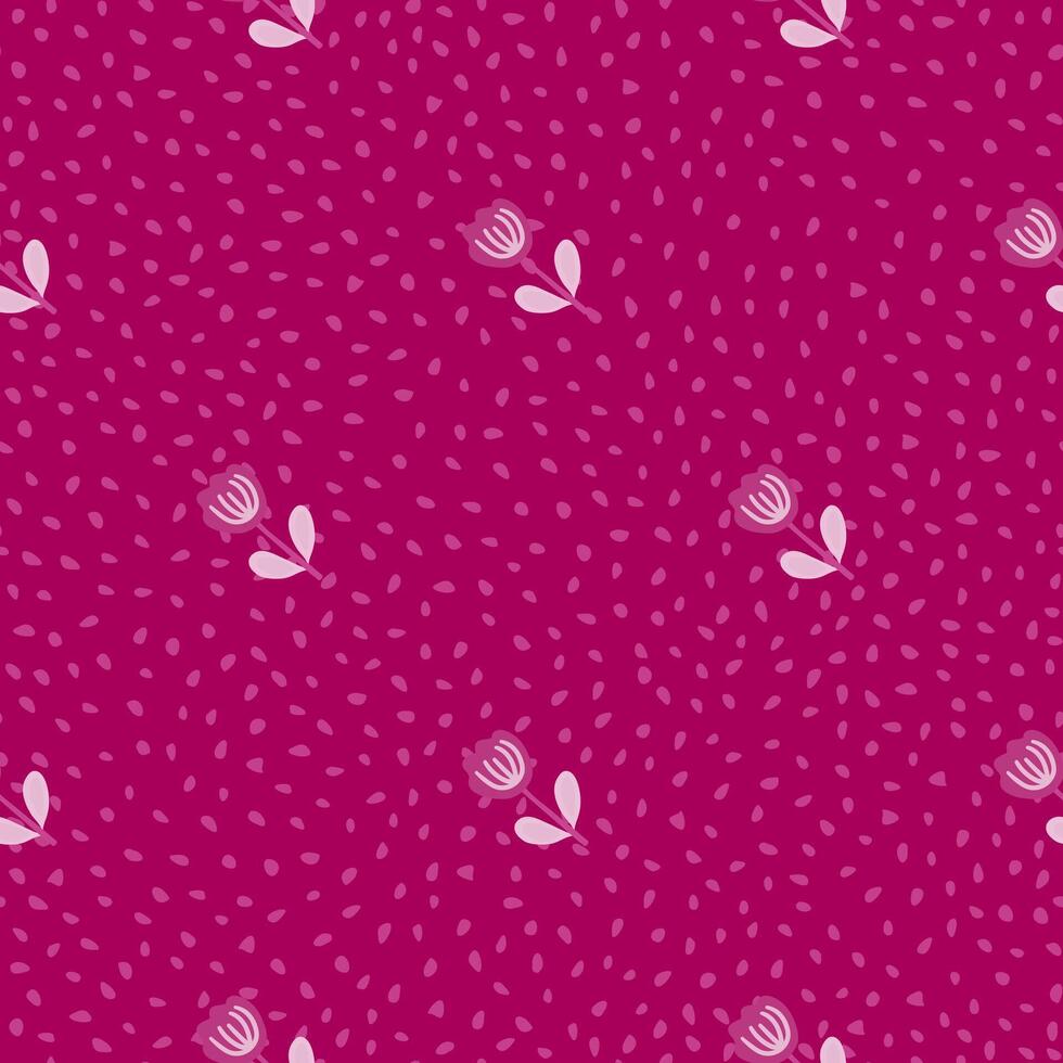 Romantic and abstract rose illustration in a seamless design. vector