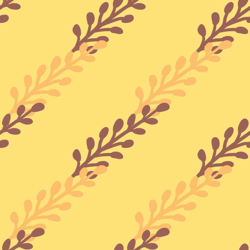 Stylish seamless leaf pattern with a modern twist. vector