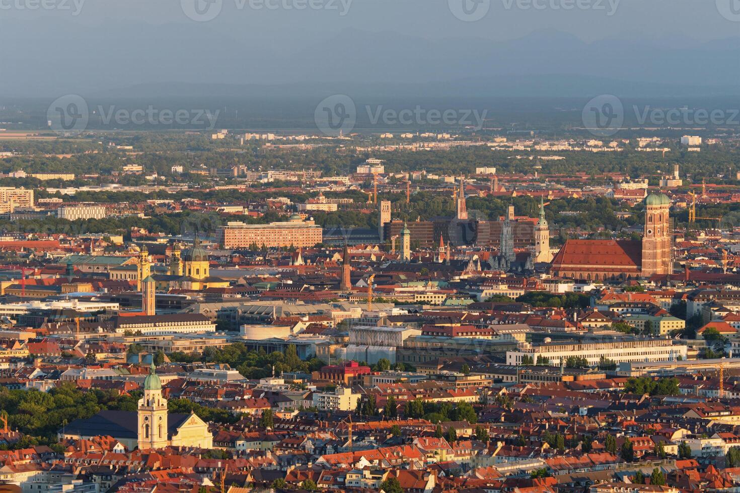 Aerial view of Munich. Munich, Bavaria, Germany photo