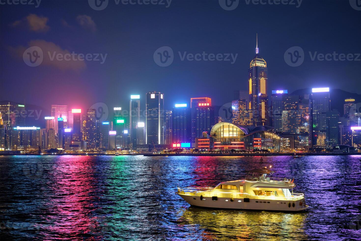 Hong Kong skyline. Hong Kong, China photo