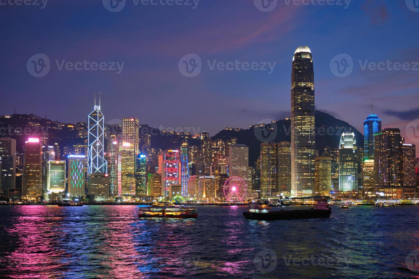 Hong Kong skyline. Hong Kong, China photo
