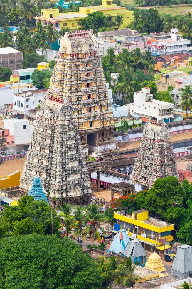 Gopura towers of Lord Bhakthavatsaleswarar Temple photo