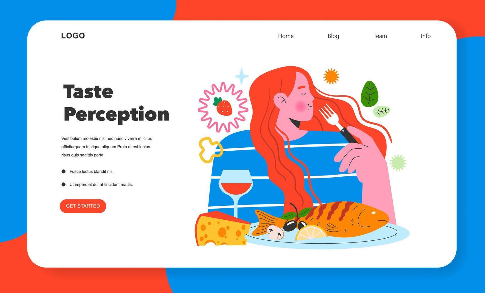 Flavor Reversal. Flat Illustration vector