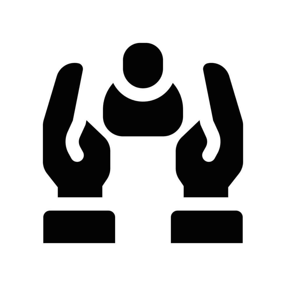 customer icon. glyph icon for your website, mobile, presentation, and logo design. vector