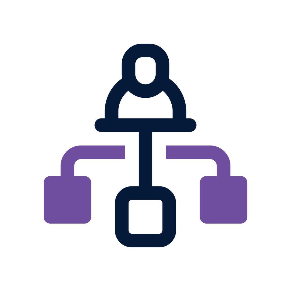 hierarchy icon. mixed icon for your website, mobile, presentation, and logo design. vector