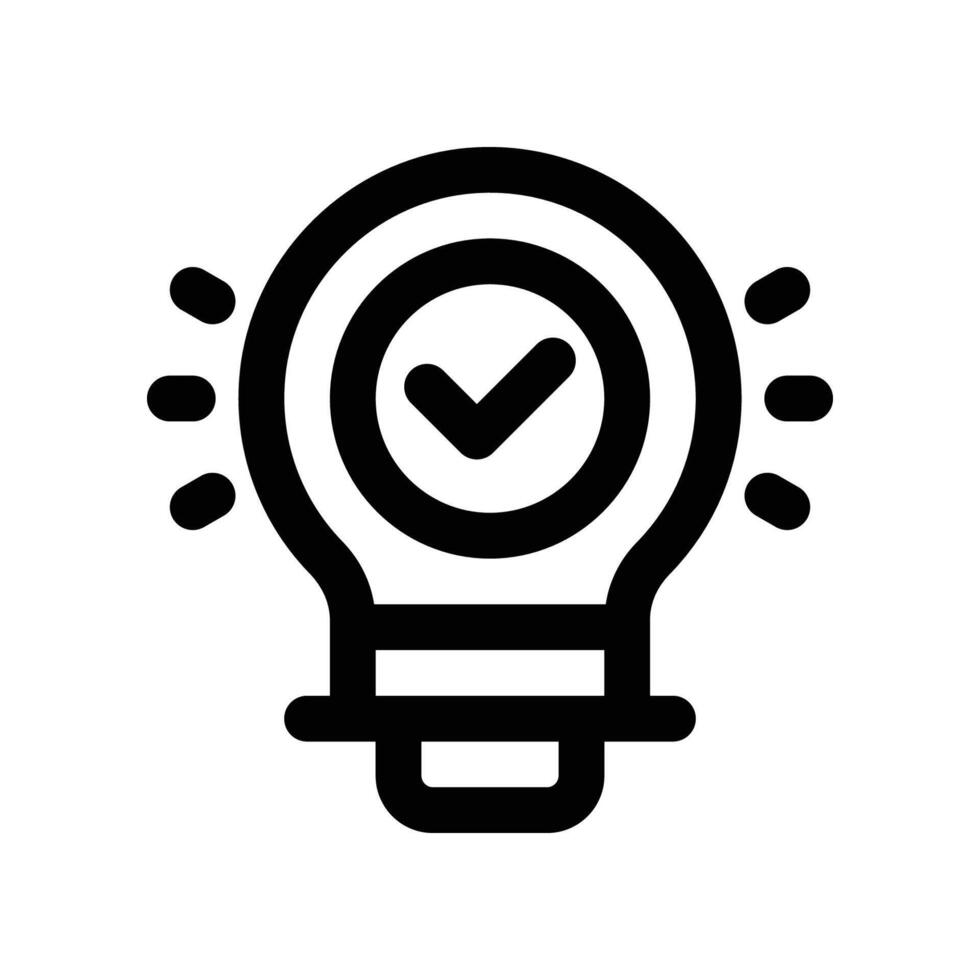 idea icon. line icon for your website, mobile, presentation, and logo design. vector