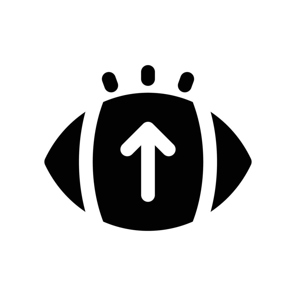 vision icon. glyph icon for your website, mobile, presentation, and logo design. vector