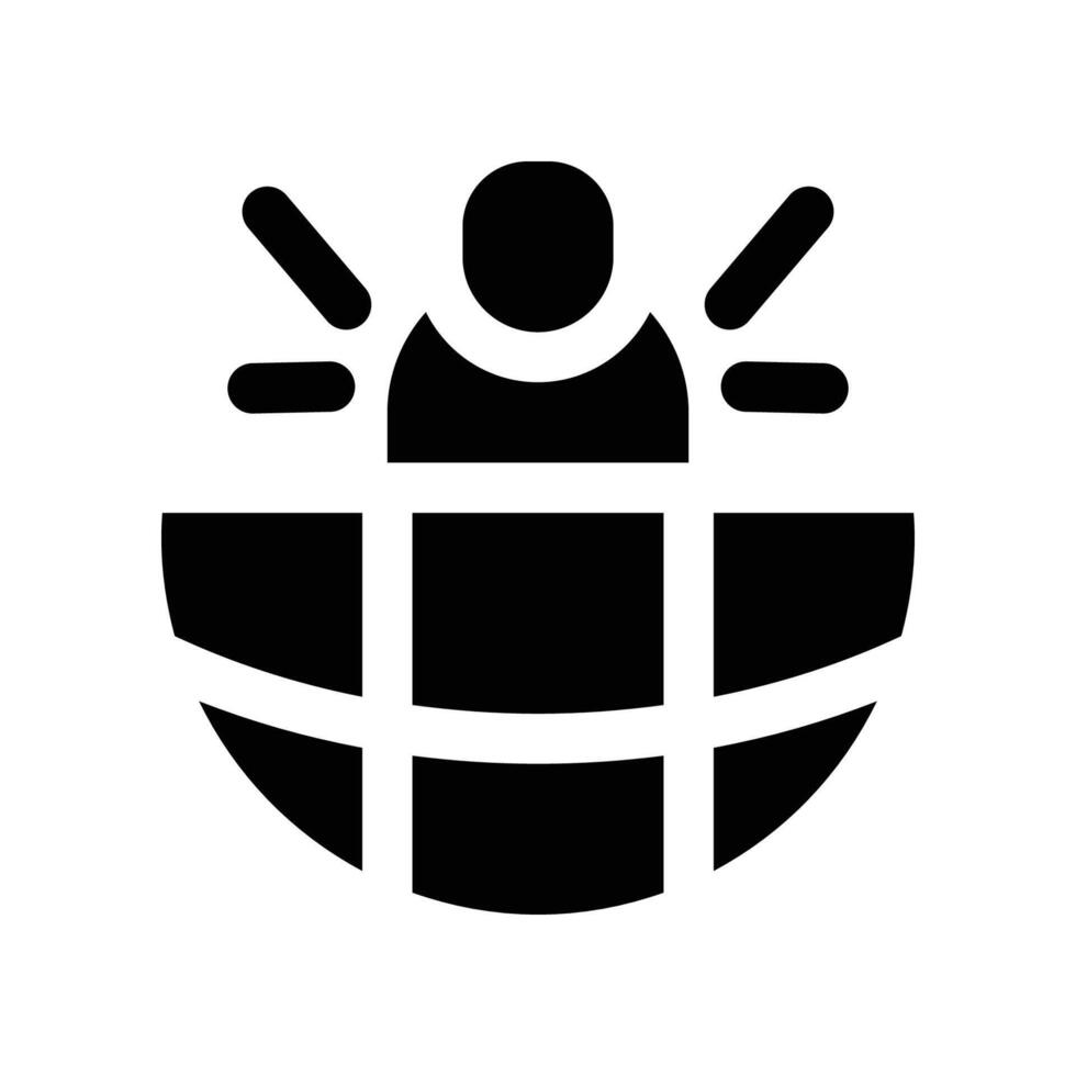 global work icon. glyph icon for your website, mobile, presentation, and logo design. vector