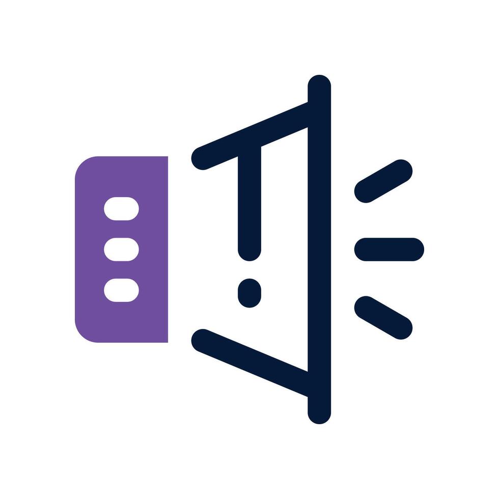 volume icon. dual tone icon for your website, mobile, presentation, and logo design. vector