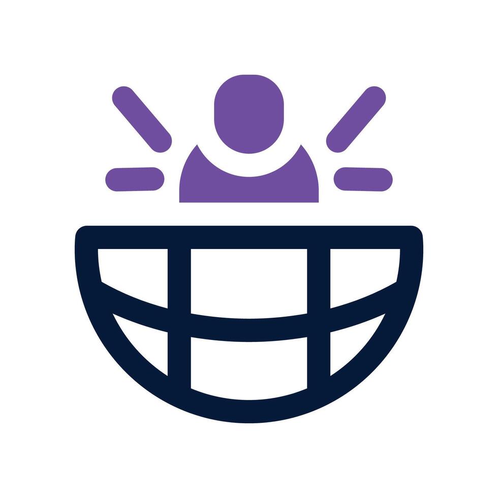 global work icon. dual tone icon for your website, mobile, presentation, and logo design. vector